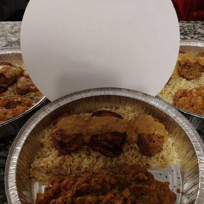 Pork Tenderloin with Slow Simmered Beans Alacharra and Jalapeño Seasoned Long Rice